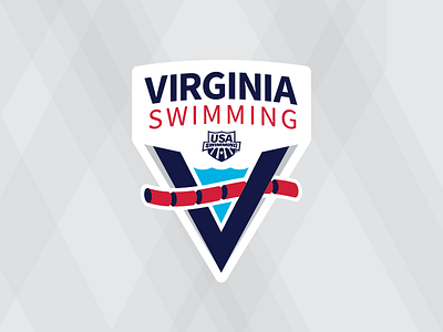 Virginia Swimming Redesign competition logo olympics sports swimming virginia water