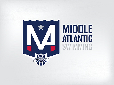 Middle Atlantic Swimming Logo board governance olympics sports swimming water youth