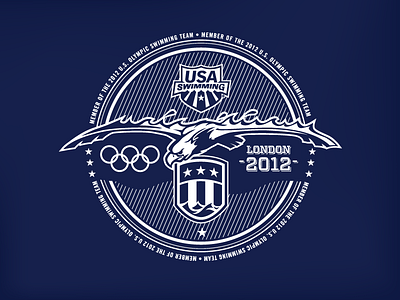 2012 Olympic Swim Team Seal