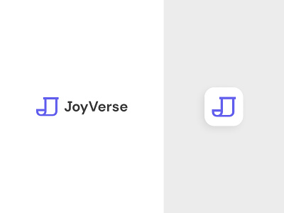 JoyVerse app branding design joy logo vector verse