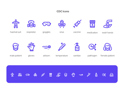 CDC Icons art design icon illustration vector