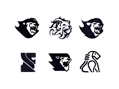 Lion Logo Skethes
