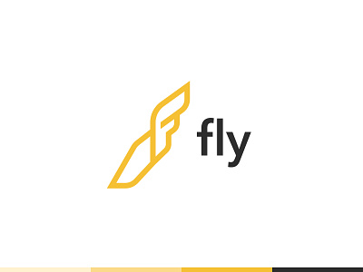 Fly art branding design hermes icon logo shoe show flyer vector