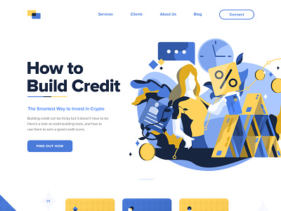 Credit Site art design interface user interface website