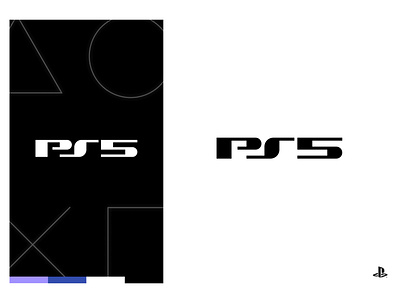 PS5 branding design logo playstation ps5 sony vector