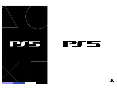 PS5 branding design logo playstation ps5 sony vector