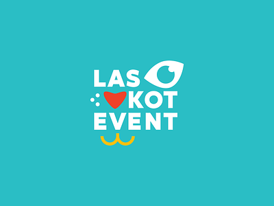 Logo Las Kot Event branding children design logo logotype vector
