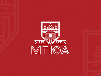 Logotype for Law Academy branding coatofarms cyrillic identity logotype oneline