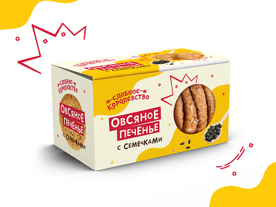Packaging for oatmeal cookies cookie cyrillic design food package печенье упаковка