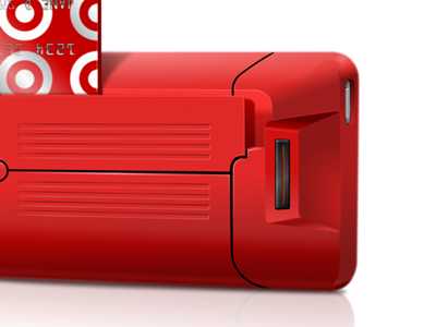 Red iPhone Sled