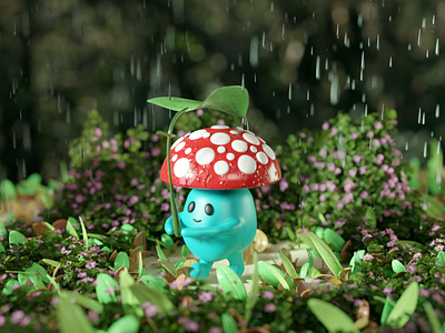 Forest spirit in monsoon