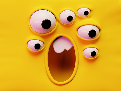 Monsterface Expression 3D Ver 2 by 300Mind Gaming for 300Mind on Dribbble