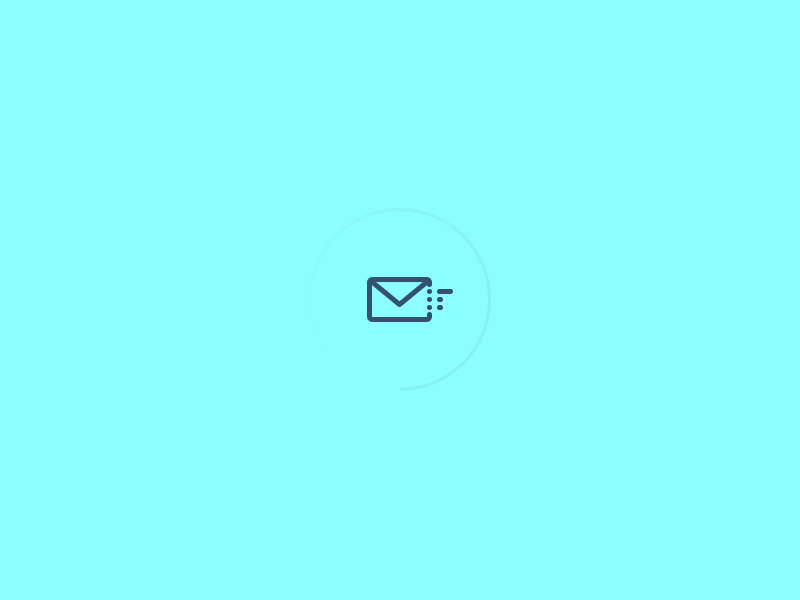 Loader Animation - Mail animation loader mail page loader