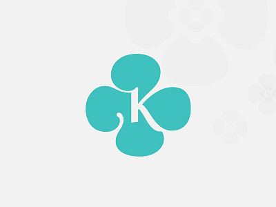 Karauli Diagnostics Identity clover diagnostics hospital leaf logo medical