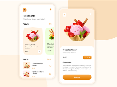 Food Delivery Mobile App Design