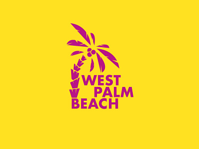 West Palm Beach design florida logo logo design palm tree plant
