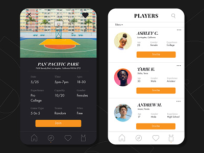 Pick Up Basketball App