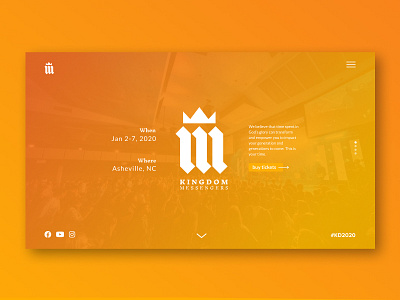 Kingdom Messengers Landing Page color design figma logo ui web web design webflow website website design