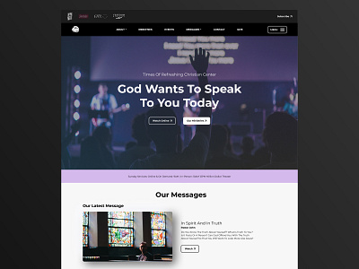 Church Landing Page Prototype