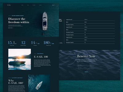 Boat Website Prototype