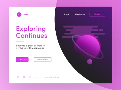 Cosmos Landing Page