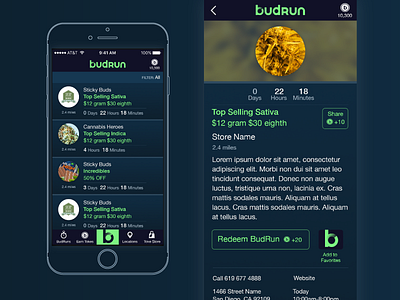 BudRun Mobile App Screens app branding iconography mobile ui ux