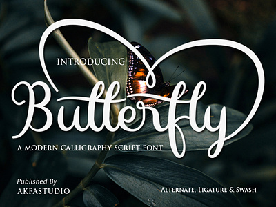 Butterfly | Script Font