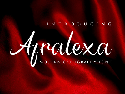 Afralexa branding design font graphic design handritting script typography