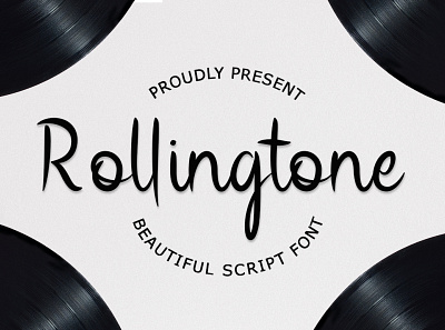 Rollingtone Beautiful Script Font branding design font graphic design handritting illustration logo script typography ui