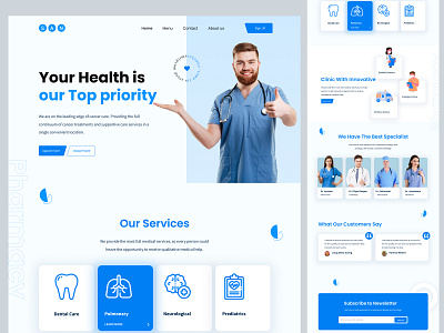 Medical Landing Page Design