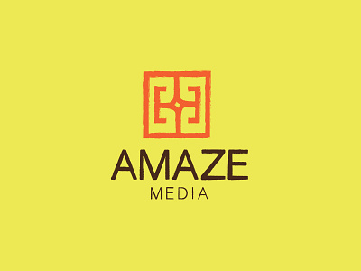 Amaze Media Logo brand graphic design logo design