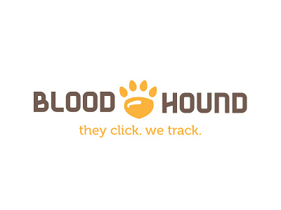 Bloodhound Logo brand graphic design logo design security tech tracking