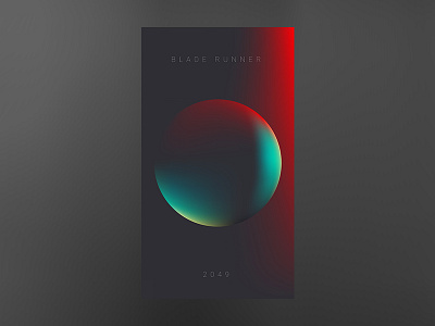 Blade Runner poster blade runner concept futurism minimalism sci fi