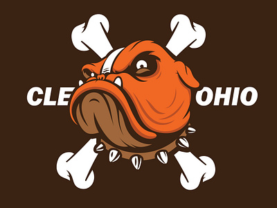 Cleveland Browns Dawg Pound Logo by Mark Farris on Dribbble