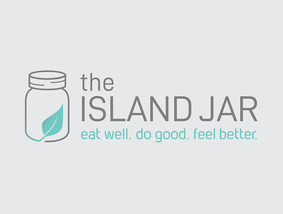 Island Jar | Logo Design eco friendly food grocery health food jar logo logo design manitoulin