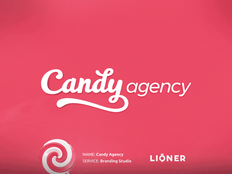 Candy Agency agency animation branding candy creative design font icon idenity logo mark typography