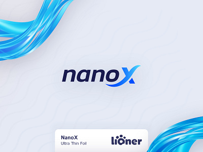 NanoX branding business creative design font icon logo logotype mark typography wave дизайн лого логотип