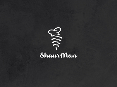 ShaurMan creative design font food icon logo logotype man mark shaurma shawarma typography дизайн логотип