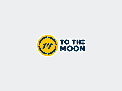 To The Moon crypto cryptocurrency design font icon iso logo logotype mark moon typography логотип