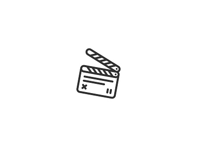 Cinematic cinema cinematic clapboard clapperboard creative film icon logo logotype mark movie production логотип