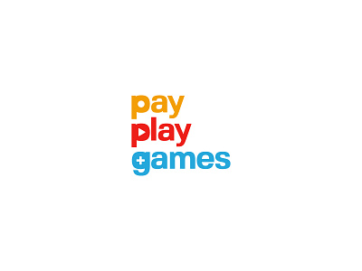 Payplaygames branding business company creative font games logo logotype pay play логотип