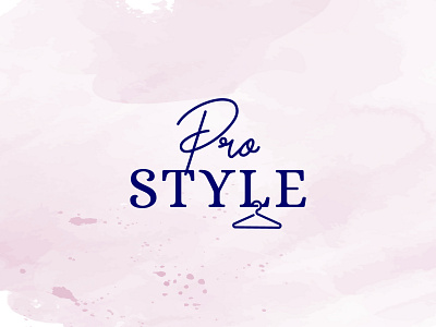 Pro Style beauty brand clothing creative fashion hanger icon logo logotype style логотип