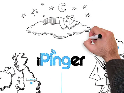iPinger Advertisement Whiteboard Animation