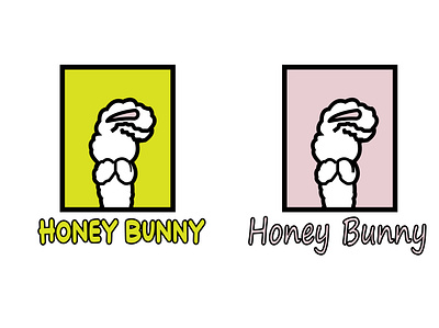 honey bunny baby shop branding bunny chef design graphic design illustration kids kids muckup logo logo maker rabbit shop ui