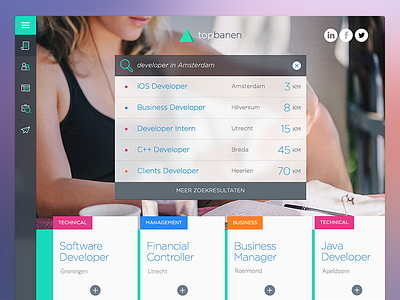 Top Banen marketing website