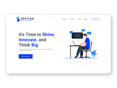 Softigh Web UI/UX Design