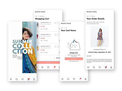 E-Commerce App UI UX Design