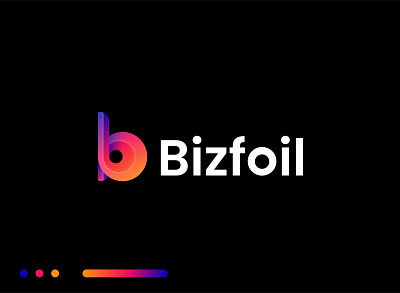 Bizfoil Logo Design 3d animation app branding design design trends graphic design illustration logo logofolio motion graphics ui ux vector