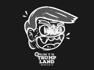 ☠️ TRUMPLAND ☠️ l Enrique Angeles® angeles lab animation gif illustration trump