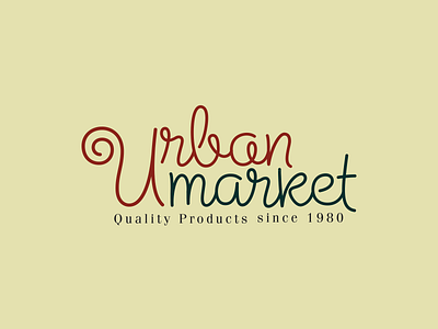 Urban Market design logo logo design market urban urban market